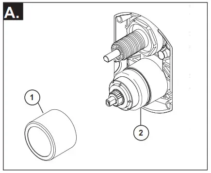 DELTA T27T967 MultiChoice Valve Trim with Diverter- Trim Installation
