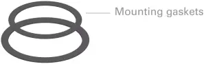 Mounting gaskets