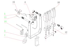 PATRIOT Gas Floor Model Fryers - 3 tube shown