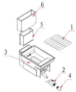 PATRIOT Gas Floor Model Fryers - Tank Parts
