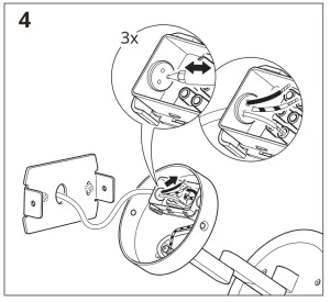 IKEA SVALLIS LED Wall Lamp with Swing Arm - fig 4