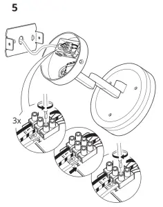 IKEA SVALLIS LED Wall Lamp with Swing Arm - fig 5