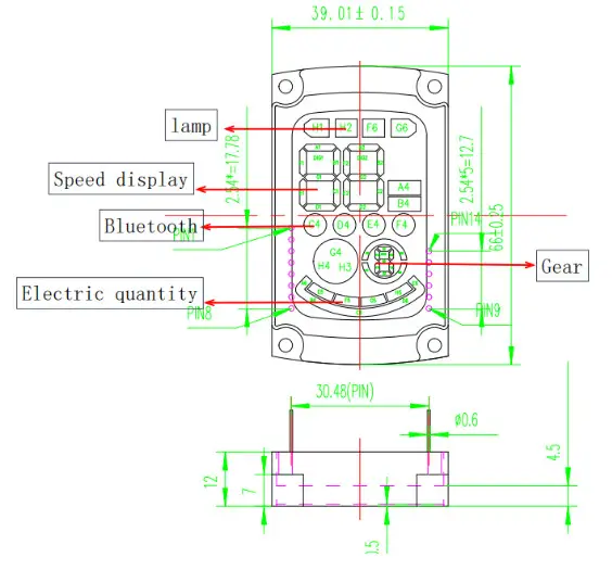 Zhejiang Okai Vehicle EB150 Meter