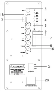 Smart General Trade HD4198 Karaoke Active Audio Speaker - description