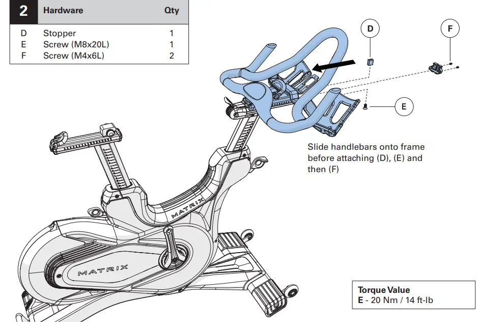MATRIX MXCYCXP CXP Target Training Cycle - ASSEMBLY 3