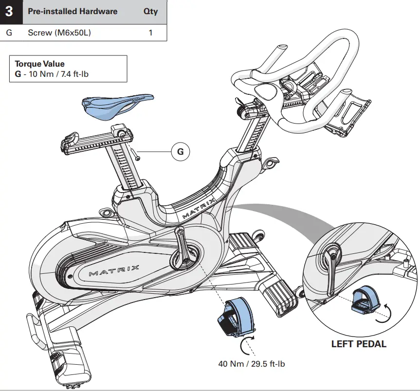 MATRIX MXCYCXP CXP Target Training Cycle - ASSEMBLY 4