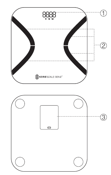 KOREHEALTH 30744 KoreScale Scale For Body Weight fig-1