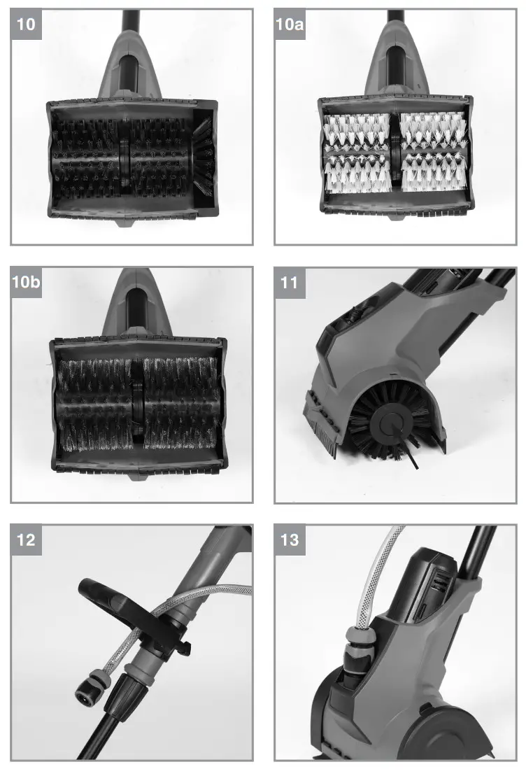 Cinhell PICOBELLA Solo Cordless Patio Surface Brush - fig 1