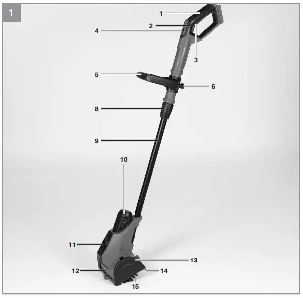 Cinhell PICOBELLA Solo Cordless Patio Surface Brush