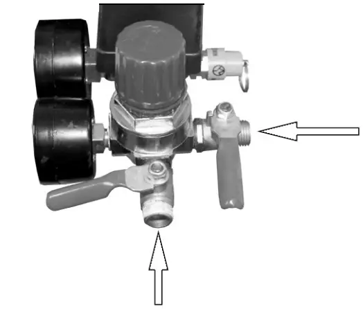 airamster TIGER 8 550 50 Litre Air Comressor - air hose