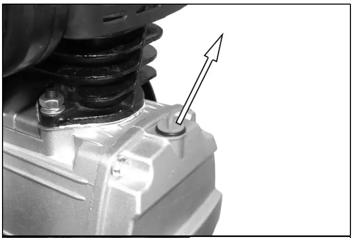 airamster TIGER 8 550 50 Litre Air Comressor - travel plug