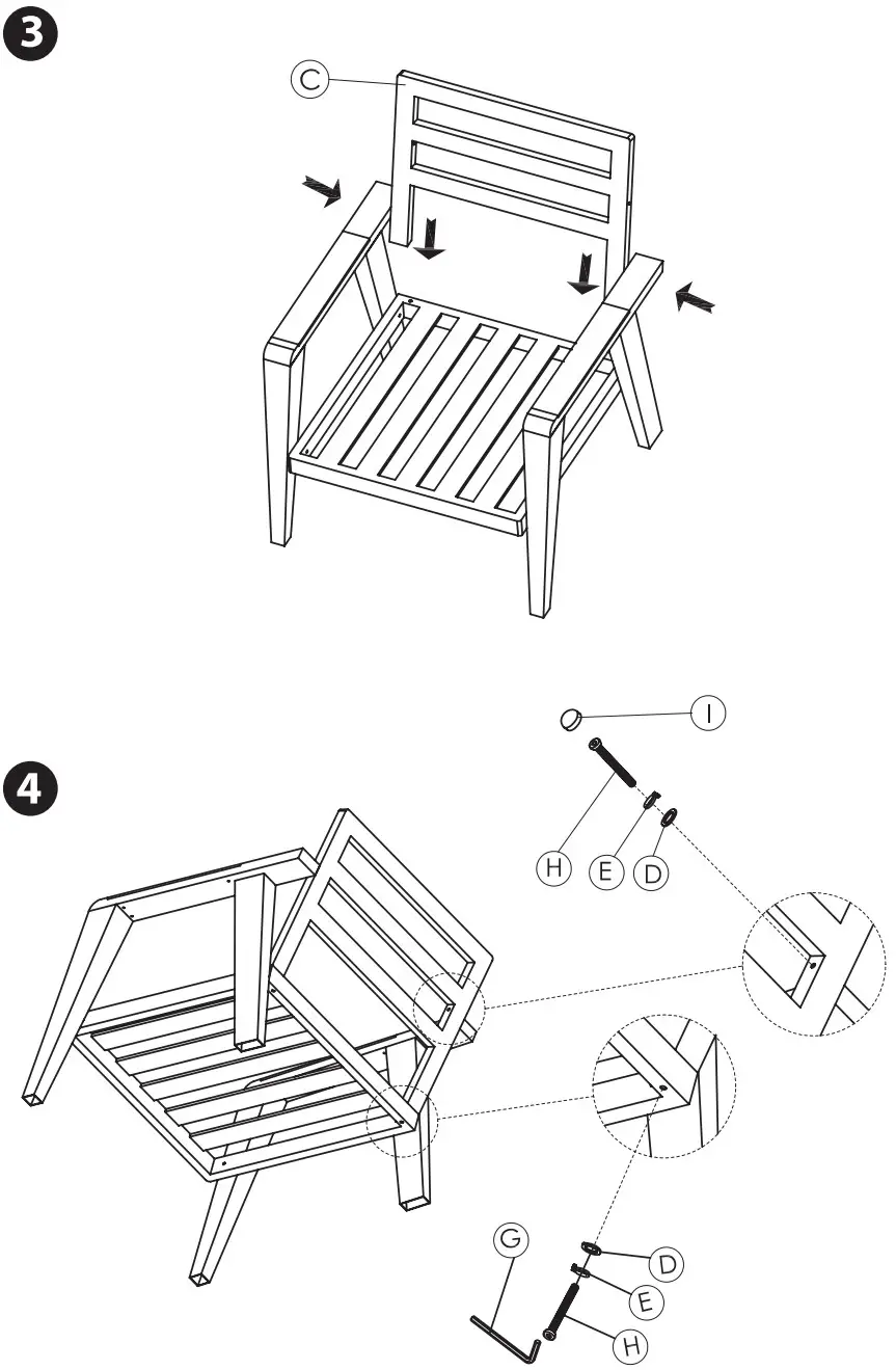 Wellis WB00381 Meridien Garden Armchair - garden armchair 1