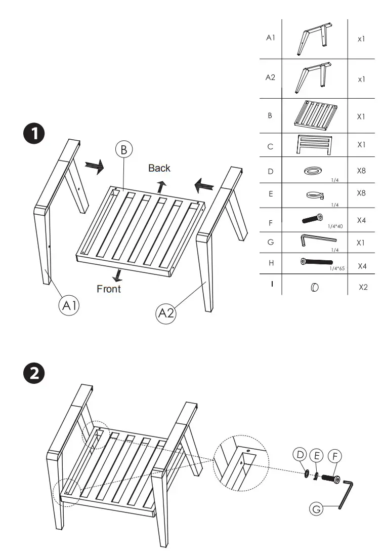 Wellis WB00381 Meridien Garden Armchair - garden armchair