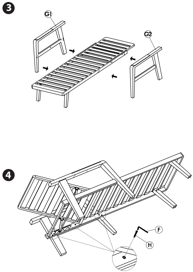 Wellis WB00381 Meridien Garden Armchair - without cushions 3
