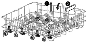 eurotech ED-DWF12PWHSS 60cm Freestanding Dishwasher - optional