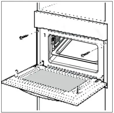 INVENTUM IMC6272BK Combi Magnetron Oven Instruction Manual - BUILDING-IN THE OVEN