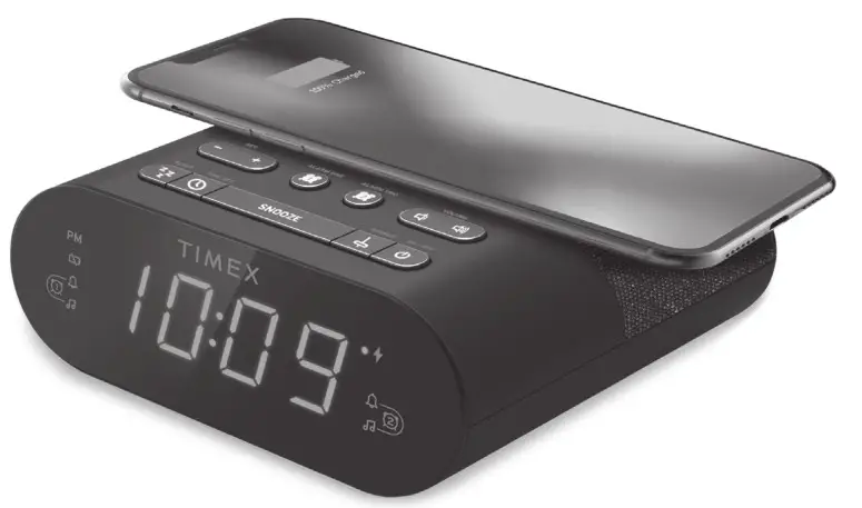 TIMEX TW500 Dual Alarm FM Clock Radio