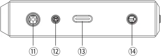 FiiO M11 - Buttons & Ports 4