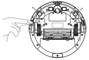 Clean the down-view sensor