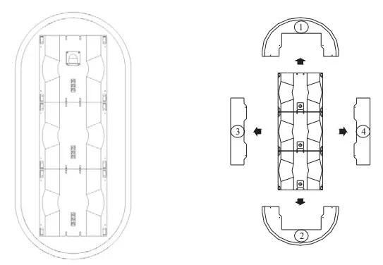 led led TP 300 Traffic Signal Light - Side view of pedestrian lights 4