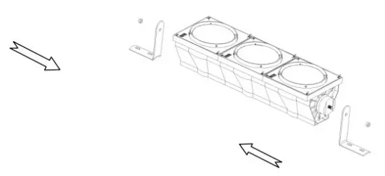 led led TP 300 Traffic Signal Light - Side view of pedestrian lights