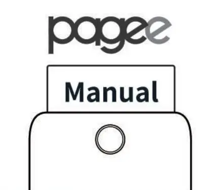 pagee PG1 Mobile Sticker Printer Instruction Manual