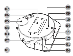 SAMSUNG- VR50T9500T -Series -Jet- Bot- Vacuum- Cleaner - fig 1