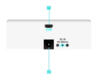 DONNER Double Footswitch Looper Pedal - USB