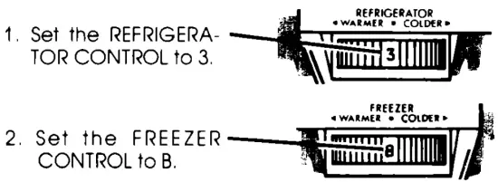 Using your refrigerator