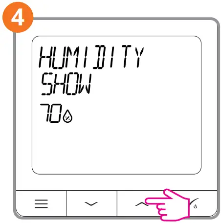 Display humidity