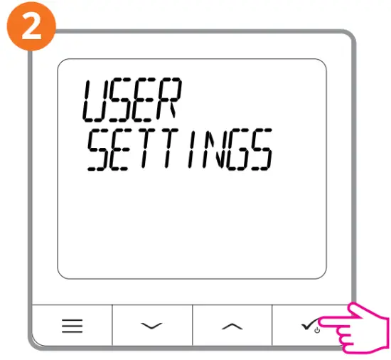 Display floor temperature
