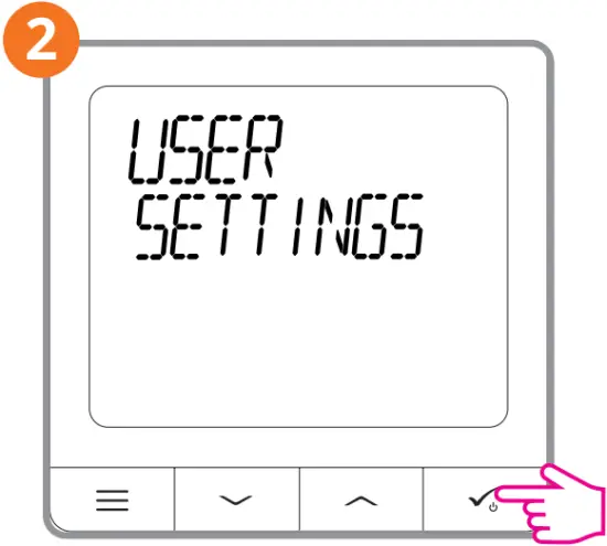 Display floor temperature