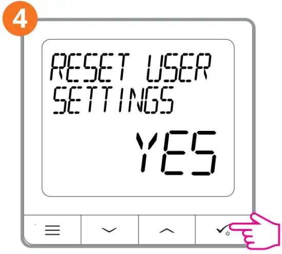 Display floor temperature