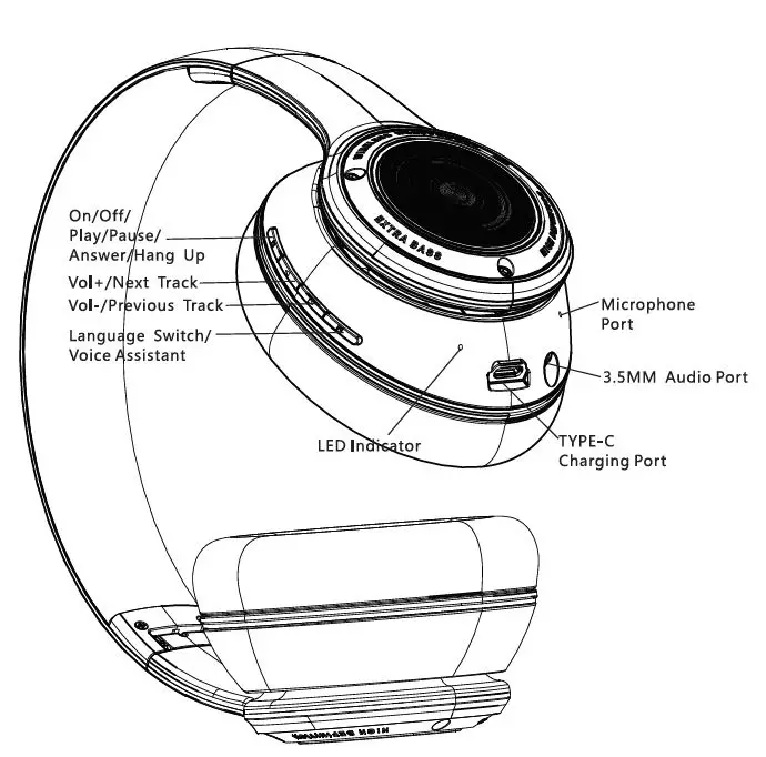 FANTECH WH01 Wireless Headphone 1