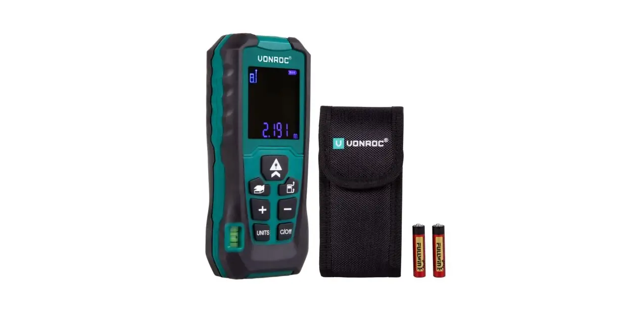 Vonroc Ld502dc Laser Distance Meter Instruction Manual