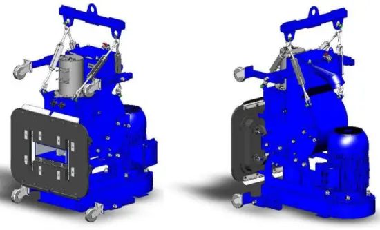 BLASTRAC EBE 200VMB Suspended Load Shot Blasting Machine