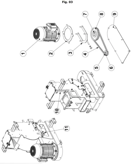BLASTRAC EBE 200VMB Suspended Load Shot Blasting Machine - fig 3