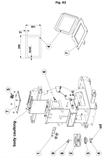 BLASTRAC EBE 200VMB Suspended Load Shot Blasting Machine - fig 4
