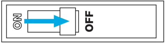 Turn power OFF at circuit breaker