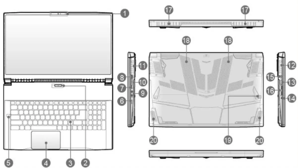 MSI GF75 Thin 9SC 027 17 3 Gaming Laptop - fig1
