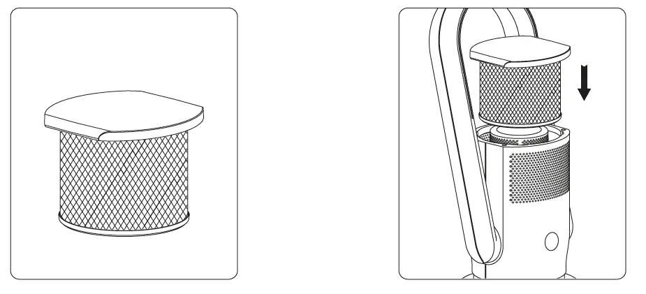djive SKJ-CR022UF-S- Flowmate -ARC -Casual 2-in-1 -Bladeless- Fan -and- Air- Purifier -12