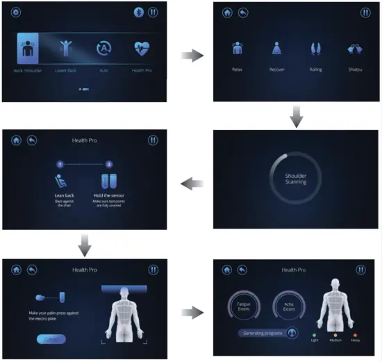 Xiamen Comfort Science Technology Group EC806R Massage Chair - app 6