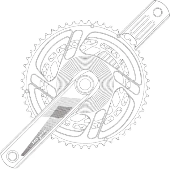 MAGENE P325CS Dual-protocol Crank