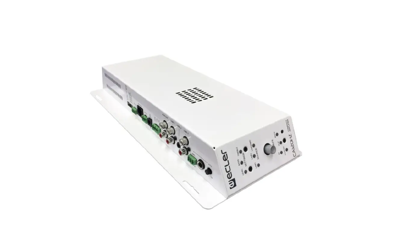Ecler Ca120hz Av Integration Micro-amplifier User Manual Ecler Ca120hz Av Integration Micro-amplifier User Manual