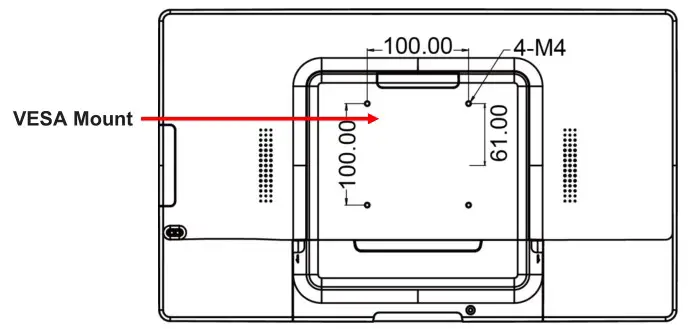 MicroTouch IC-215P-AW3 Touch Computer - About VESA Mount