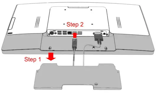 MicroTouch IC-215P-AW3 Touch Computer - Cable Organizer 1
