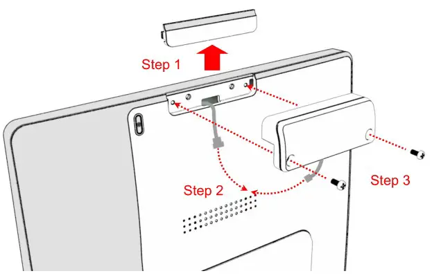 MicroTouch IC-215P-AW3 Touch Computer - Install the Camera Module