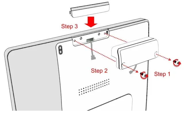 MicroTouch IC-215P-AW3 Touch Computer - Remove the Camera Module