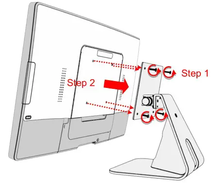 MicroTouch IC-215P-AW3 Touch Computer - Remove the Stand