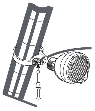 AUKEY Touch Control LED Lamp User Manual-Mounting the front and rear speakers